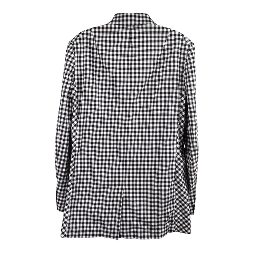 Rag & Bone Ames Gingham Check Oversized Blazer Black White Office Siren 10 EUC - Picture 3 of 12